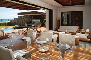 Villa Coralie covered veranda