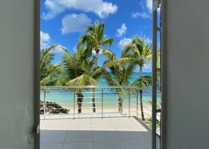 Villa Frensia - beachfront window view